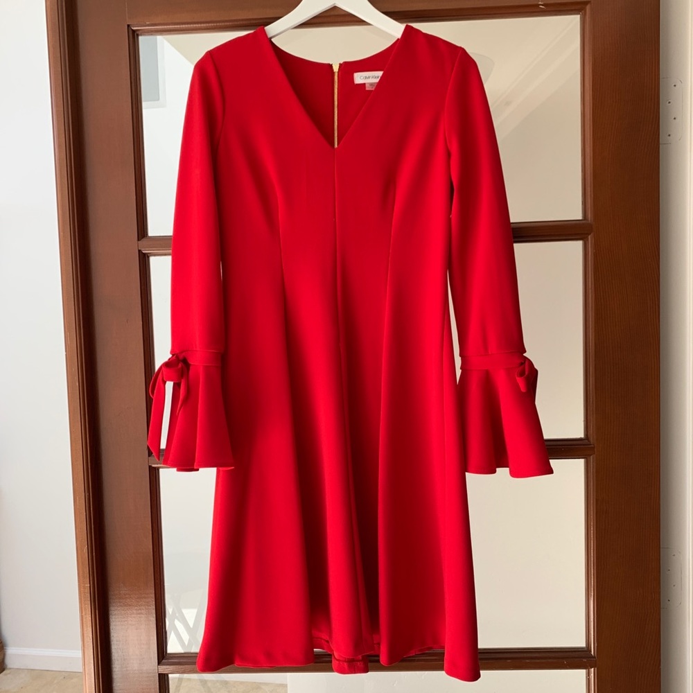 Red Calvin Klein Dress